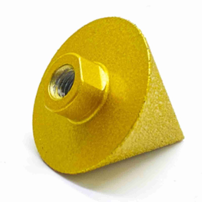 Diamond Grit Chamfer Brazed Chamfering Tool Round-bevel Milling Bit Tile