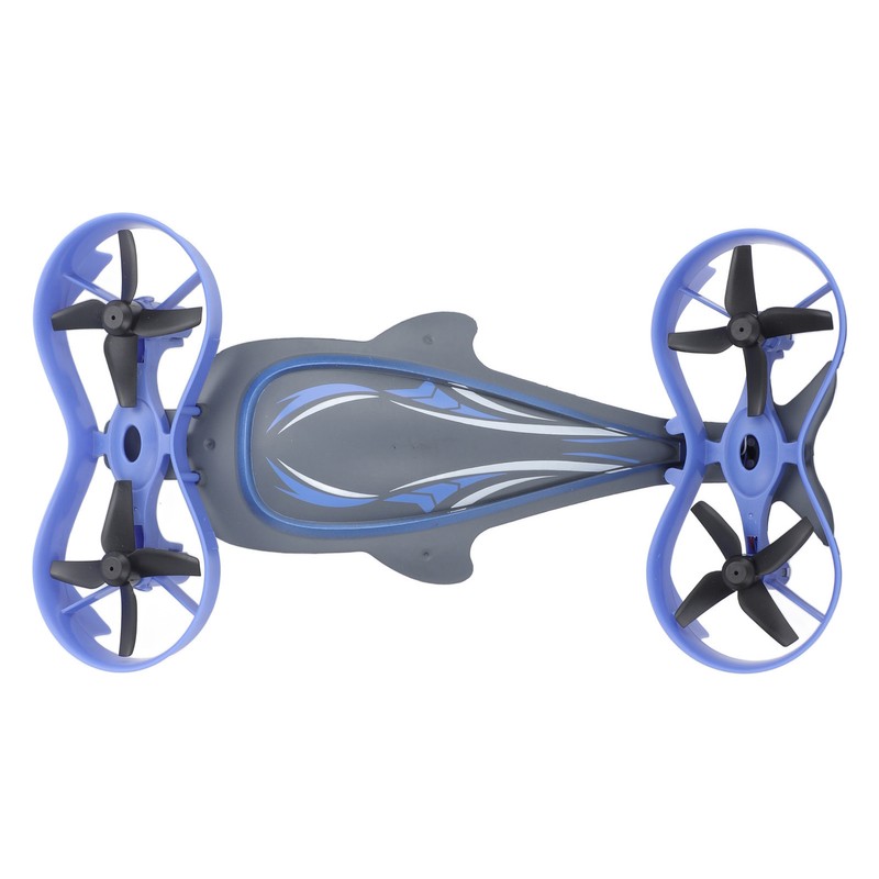 3 in 1 Drone RC Quadcopters Blue Air Water Ground