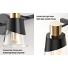 URSOLA Bathroom Lighting Fixtures Over Mirror, 2 Lights Bathroom Vanity