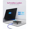 ICY BOX USB4 Docking Station (7-in-1) für 2 Monitore (1x