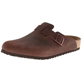 Birkenstock Unisex Boston Soft Footbed, Habana Oiled Leather, 37 M EU