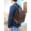 Jahn-Tasche – Very large leather rucksack / teacher rucksack size XL made out of buffalo leather, brown
