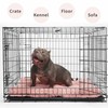 Pink Dog Bed for Crate Washable 36 Inch Kennel Pads