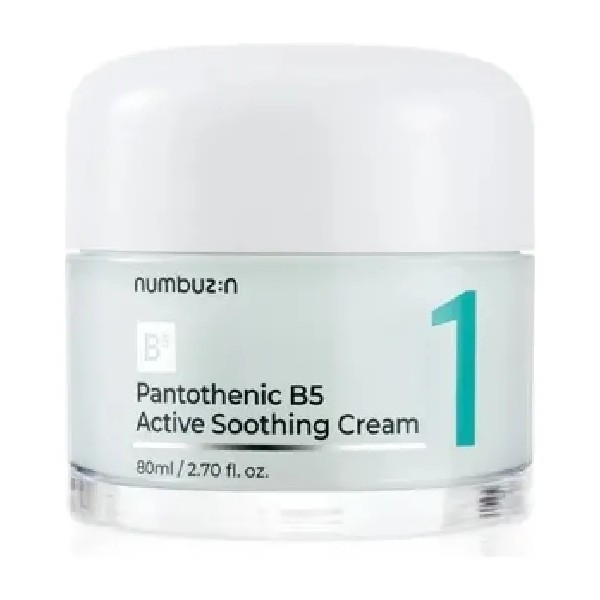 Numbuzin No.1 Pantothenic B5 Active Soothing Cream Momento De Aplicación
