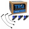 TRQ Ignition Coil and Spark Plug Kit 4 Piece Compatible