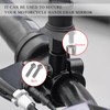 KVAEY 2PCS Motorcycle Handlebar Mirror Mount Holder, 8mm 7/8" Handlebar