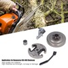 7 Teeth Clutch Drum Oil Pump Kit 17x30mm Gear Iron