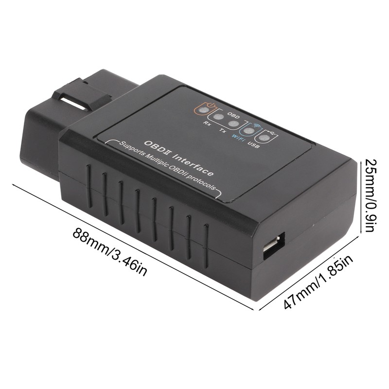 16 Pin WIFI USB Car Diagnostic Tool OBD2 Interface V1.5