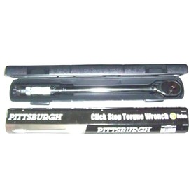 3/8 inch Drive Click Stop Torque Reversible Wrench with Carrying Case and Torque Range: 5 to 80 ft. lbs. by Go Outdoor by Go Outdoor