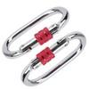 2 Pcs Aerial Yoga Mountaineering Buckle O Type Lock Runway