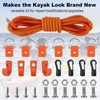 Kayak Deck Rigging Kit 1/4" 9.8' Bungee Cord with 6