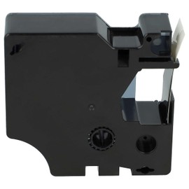 vhbw Label Tape Cassette Compatible with Dymo Rhino 4200, 5000, 5200, 6000, 1000, 3000 Label Printer 19mm Black on White, Polyester