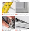 ACEBON Spline Window Repair Bracket Spline Round for Replacement Window