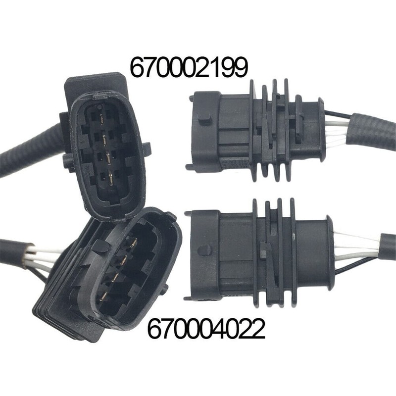 4Pcs Oxygen O2 Sensor 670004022 Oxygen Sensor Upstream and Downstream