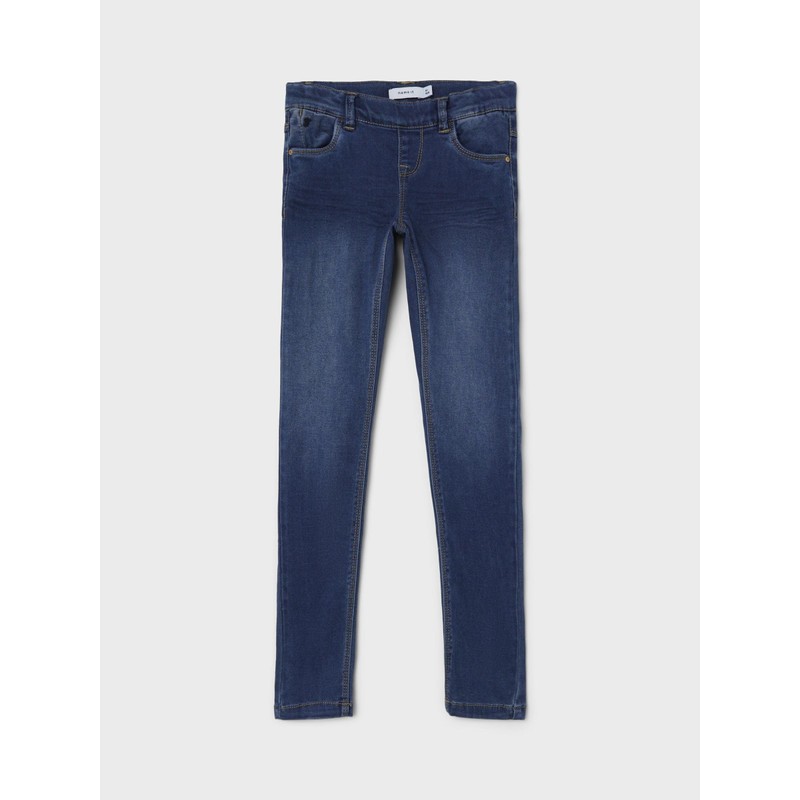 NAME IT Girl Jeans Skinny Fit Sweat, Dark denim blue