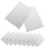 ULTECHNOVO 10pcs Plastic Sheets for Crafts Moldable Hard Plastic Sheets