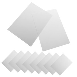 ULTECHNOVO 10pcs Plastic Sheets for Crafts Moldable Hard Plastic Sheets for DIY Furniture Decor