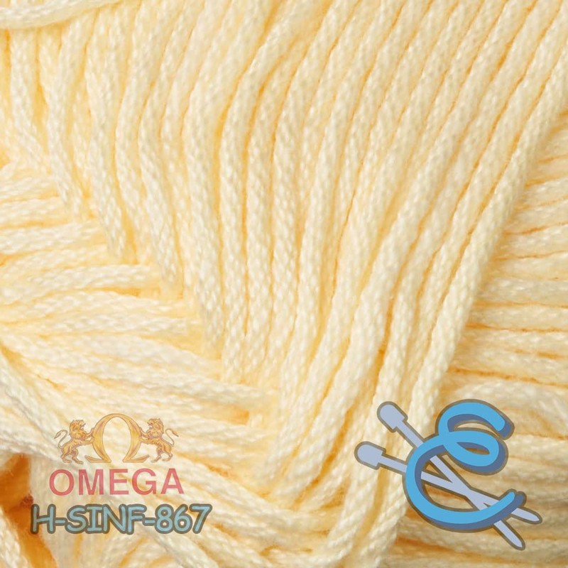 Hilaza Sinfonía Marca Omega (Amarillo bebe)