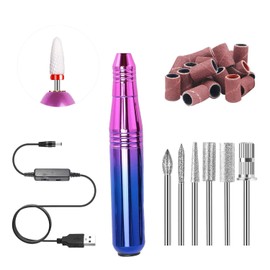 JoyNest Portable Electric Nail File Polishing Tool, Nail Drill Set, Manicure Pedicure, USB Powered, Metal, MJZ01