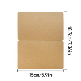 HAIKING DIY Folding Greeting Cards, 30 PCS Thick and Heavy Weight Blank Cards for DIY Cards, Wedding, Birthday, Invitations, Thank You Cards (18.7 x 15cm/7.36 x 5.9in)