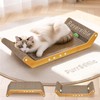 PurrSonic Large Cat Scratching Cardboard Pad, 24" Indoor Horizontal Corrugated