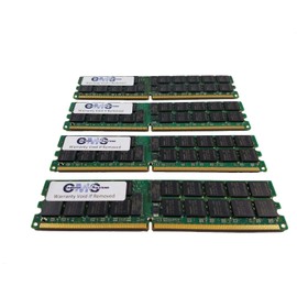 CMS 16GB (4X4GB) DDR2 3200 400MHZ ECC Registered DIMM Memory Ram Upgrade Compatible with HP/Compaq® Proliant Dl380 G4 Server Ddr2 Ecc Reg for Server Only - B48