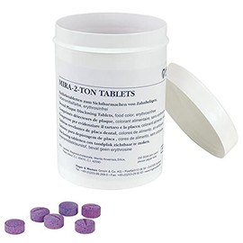 Miradent Mira 2 Tone Plaque Test Brush Dye Tablets Pack of 250