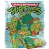 TMNT Blanket, 60"x80" TMNT Turtle Group Silky Touch Super Soft