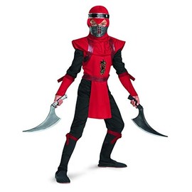 Disguise Boys Red Viper Ninja Costume Deluxe - Medium