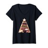 Womens Charcuterie Board Christmas Tree V-Neck T-Shirt