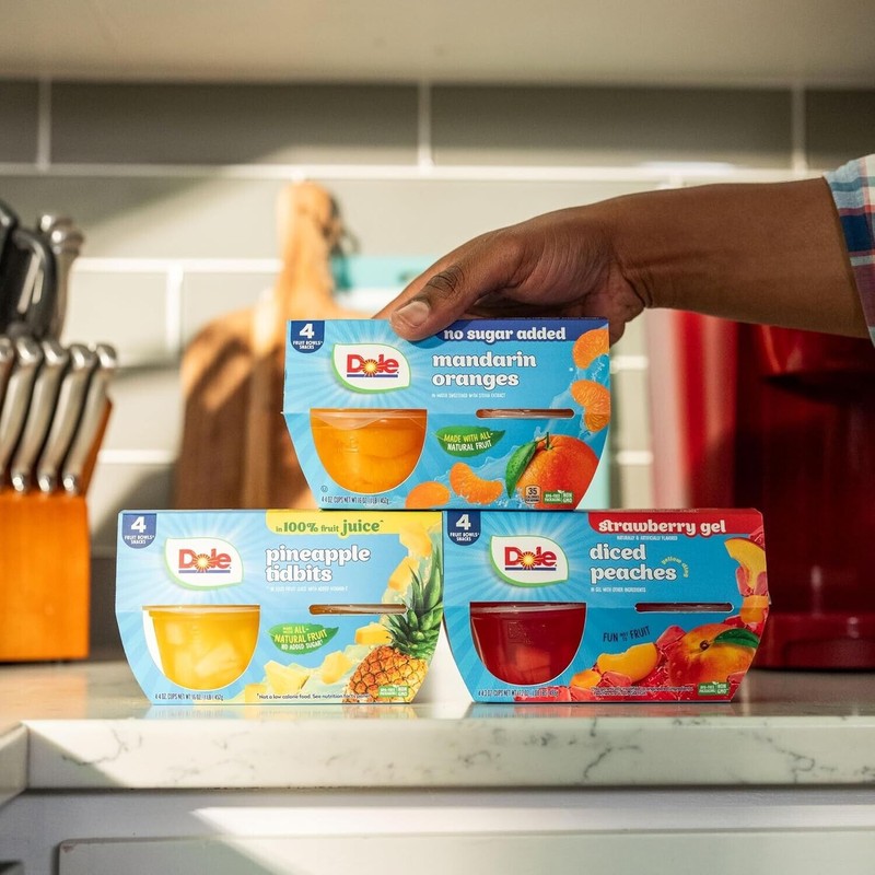 Dole Diced Peaches in 100% Juice^ - Dole Fruit Bowls