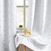 Purainbow White Blackout Curtain Panels for Bedroom 84" Silver Foil