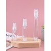 12 Jars 10ml Clear Airless Pump Bottle Cream Lotion Vacuum