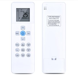 HZIME New RG67N/BGEF Replace AC Remote Control Compatible for Carrier Air Conditioner RG67N/BGCEF RG67N10/BGEF RG67V/BGEF
