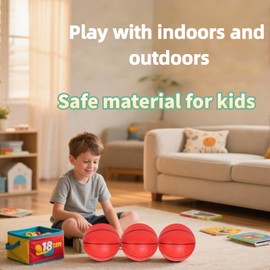 INTOWIND Mini Basketballs 3 Pack - 7inch Small Basketball Size 3 Set with Pump Needle - Ideal for Mini Hoop, Outdoor & Indoor Play, Pool Parties - Kids Basketball Party Favors