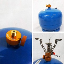 Camping Stove Connection Gas Bottle Adapter