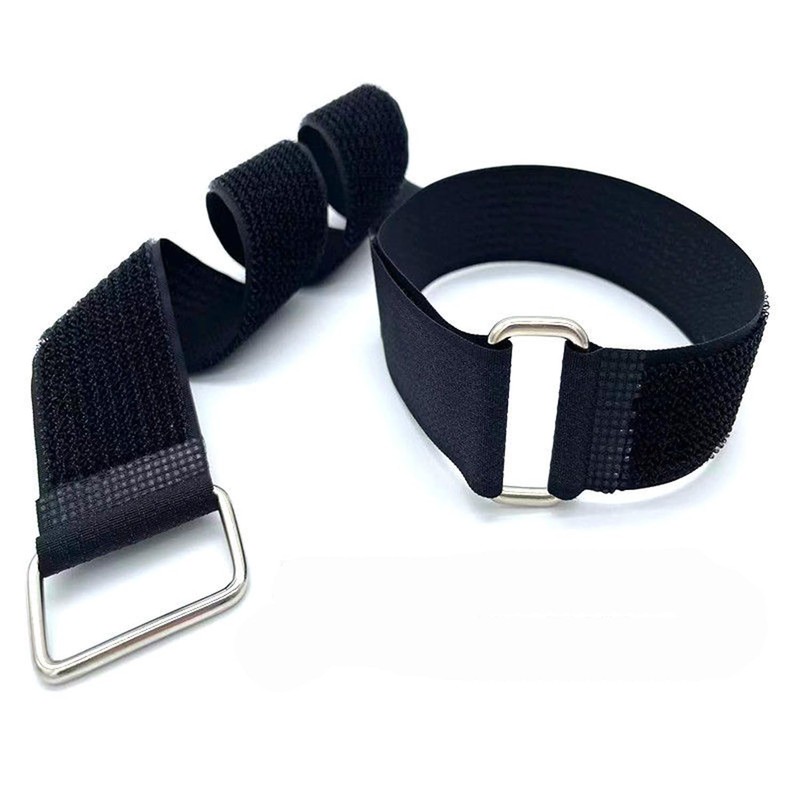 16Ft x 1In Adjustable Cable Straps with 25 Metal Buckles,