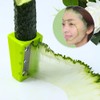ZORZA 2Pcs Ultra-Thin Stainless Steel Food Facial Beauty Cucumber Slicer