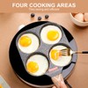 Bobikuke Egg Frying Pan, Fried Egg Pan Nonstick 4 Cups