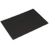 ABENA Scourer, 22.5x15x0.8cm, Black, Nylon/Polyester, Rough scouring Effect, 22.5 x