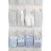 Generic Asatte 20 Large Pocket Over-the-Door Hanging Shoe Organizer, Grayish