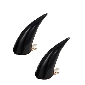 1 Pair Devil Horn Hair Clip Cosplay Party Halloween Costume Horn Hairpin Dress Up Headpiece Masquerade Headwear