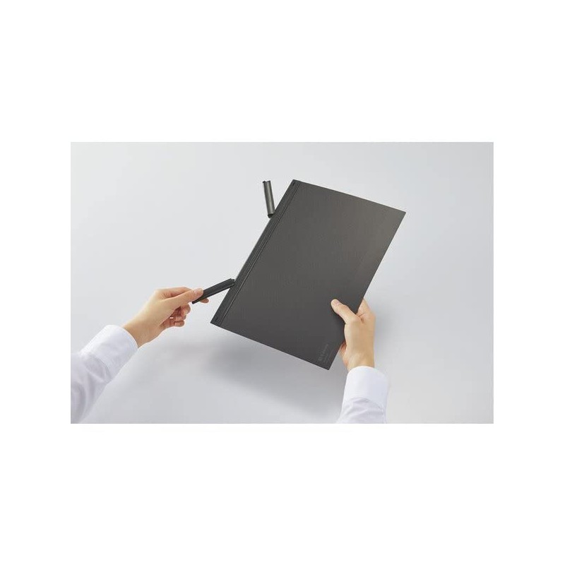 Kokuyo BIZRACK Clip Notebook, A4, Brown Black, No-BRCN202D, Bulk Pack