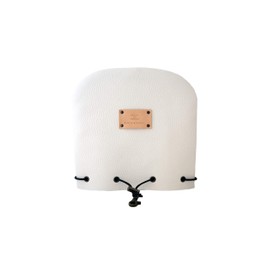 Premium Natural Ultra Genuine Leather Iron Cover Amaltia Leather Iron Cover (White)