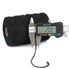 KINGLAKE Black String Twine, 200m 2mm Jute Garden Twine Craft