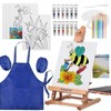 Falling in Art Painting Set for Kids with Table Easel-Acrylic