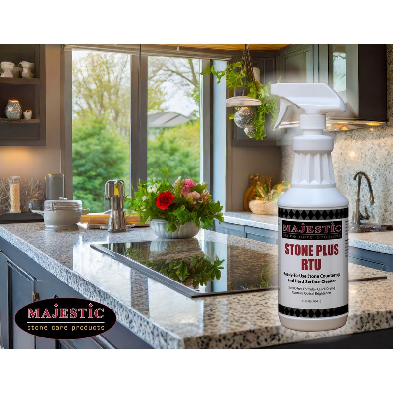Majestic Stone Plus Spray Ready-To-Use Cleaner Qt.
