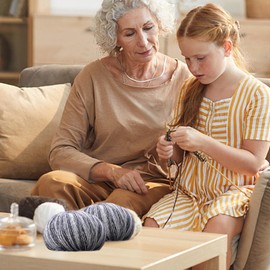 Rainbow Yarn - Multicolored Gradient Cotton Medium-Thick - 5X Comfortable Soft Yarn Cakes for Crocheting, Scarf Shawl Yarn for Hand Crocheted Knitting Handicrafts