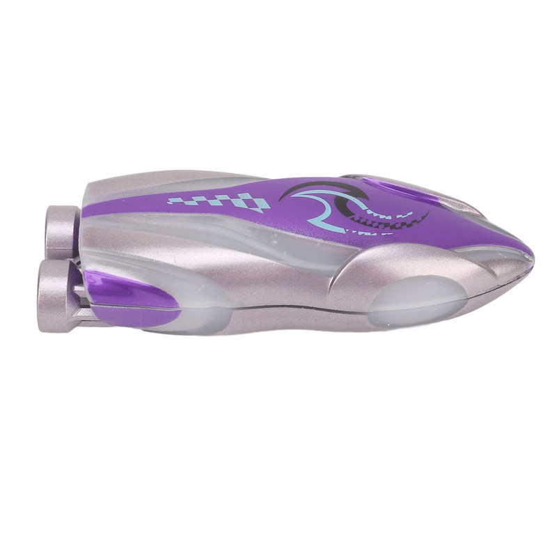 Miniature RC Boat With Bright Light Remote Control Stunt Boat