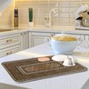 ElliTarr Dish Drying Mat for Kitchen Counter, Microfiber Absorbent Dish
